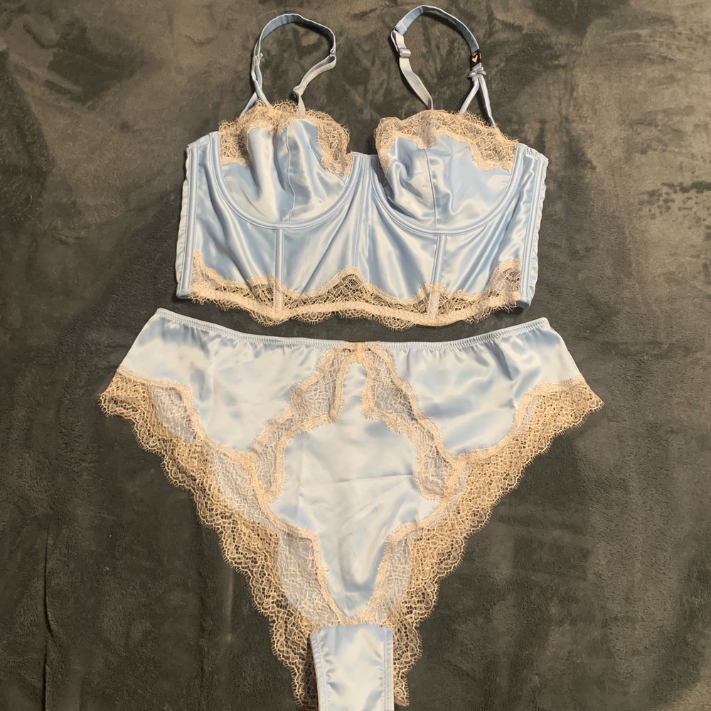 Victoria’s Secret Corset Bra and High Waisted Cheeky Panty